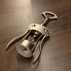 Sacacorchos Acero Inox Vino Abridor Destapador Resisente Acero