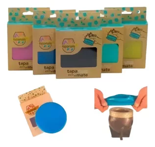 Tapamate Tapa De Silicona Universal Mate Antiderrame Colores