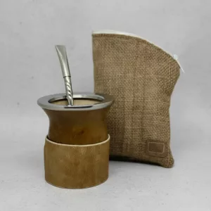 Mate con vuelo Bombillon recto cincelado