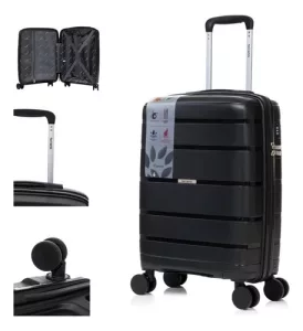 Valija Carrion Viaje Terrano Maleta Carryon Rigida 4 Ruedas Negro