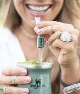Mate Stanley + Bombilla Spring Acero Inoxidable Termico