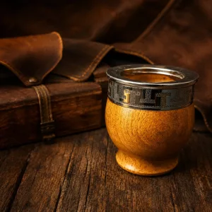 Mate Algarrobo Imperial Artesanal Calidad Premium Griega