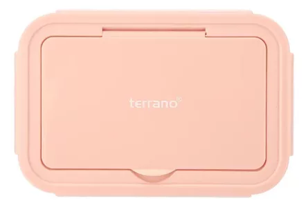 Lonchera Terrano Lunch Box Cubiertos Reparticiones 1100ml Rosa