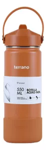 Botella Termica Terrano Hidratacion 550ml Acero Inox Colores