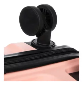 Valija Carrion Viaje Terrano Maleta Carryon Rigida 4 Ruedas Durazno