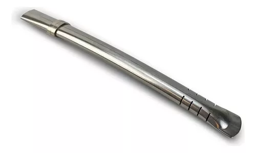 Bombilla Comet Acero Inoxidable Plana Fina 16 Cm