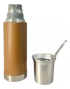 Comet  Acero Inox Tapa Mate 1 Lt Comet Mate System Bombilla