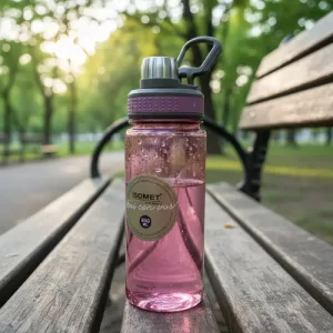 Botella Plastica 850ml Comet Deportiva Tapa Rosca Rosa