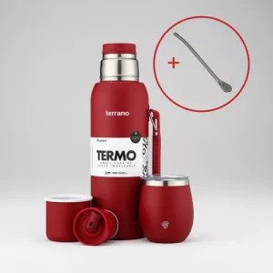 Rojo mate con tapa