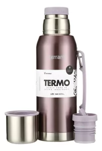 Termo Terrano 1 Lt Manija Colores Tapón Cebador De Regalo