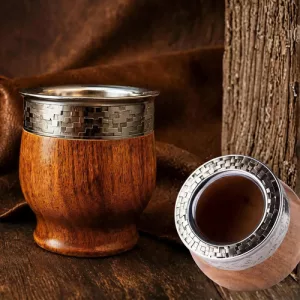 Mate Imperial Algarrobo + Grabado Laser Personalizado Pampa